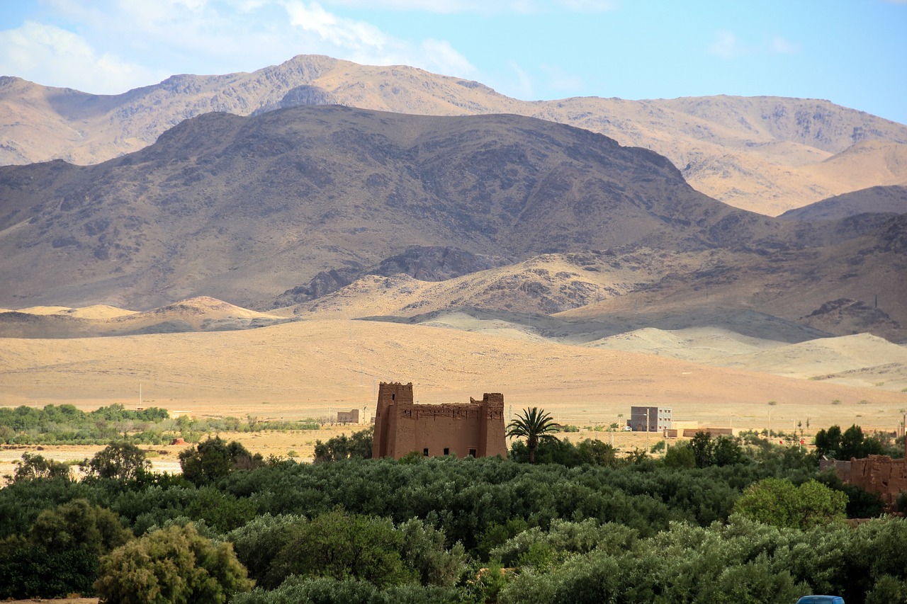 castle contrast desert free photo