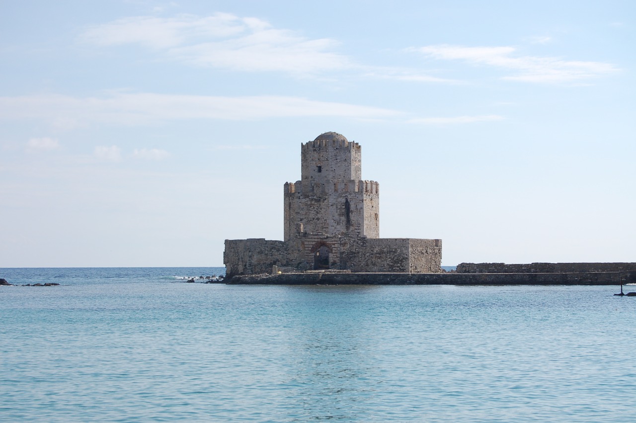 castle methoni castle greece free photo