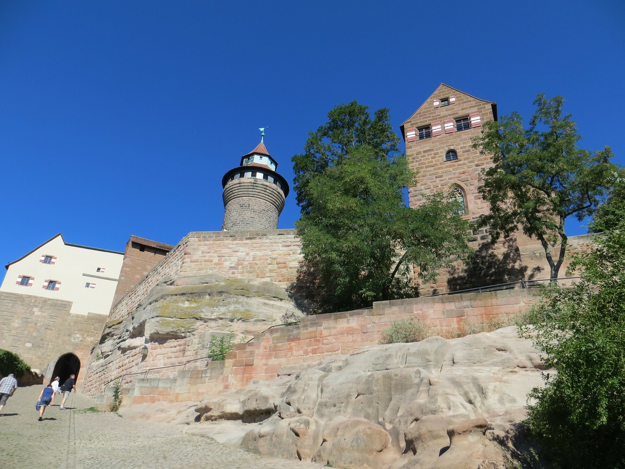 castle nuremberg middle ages free photo