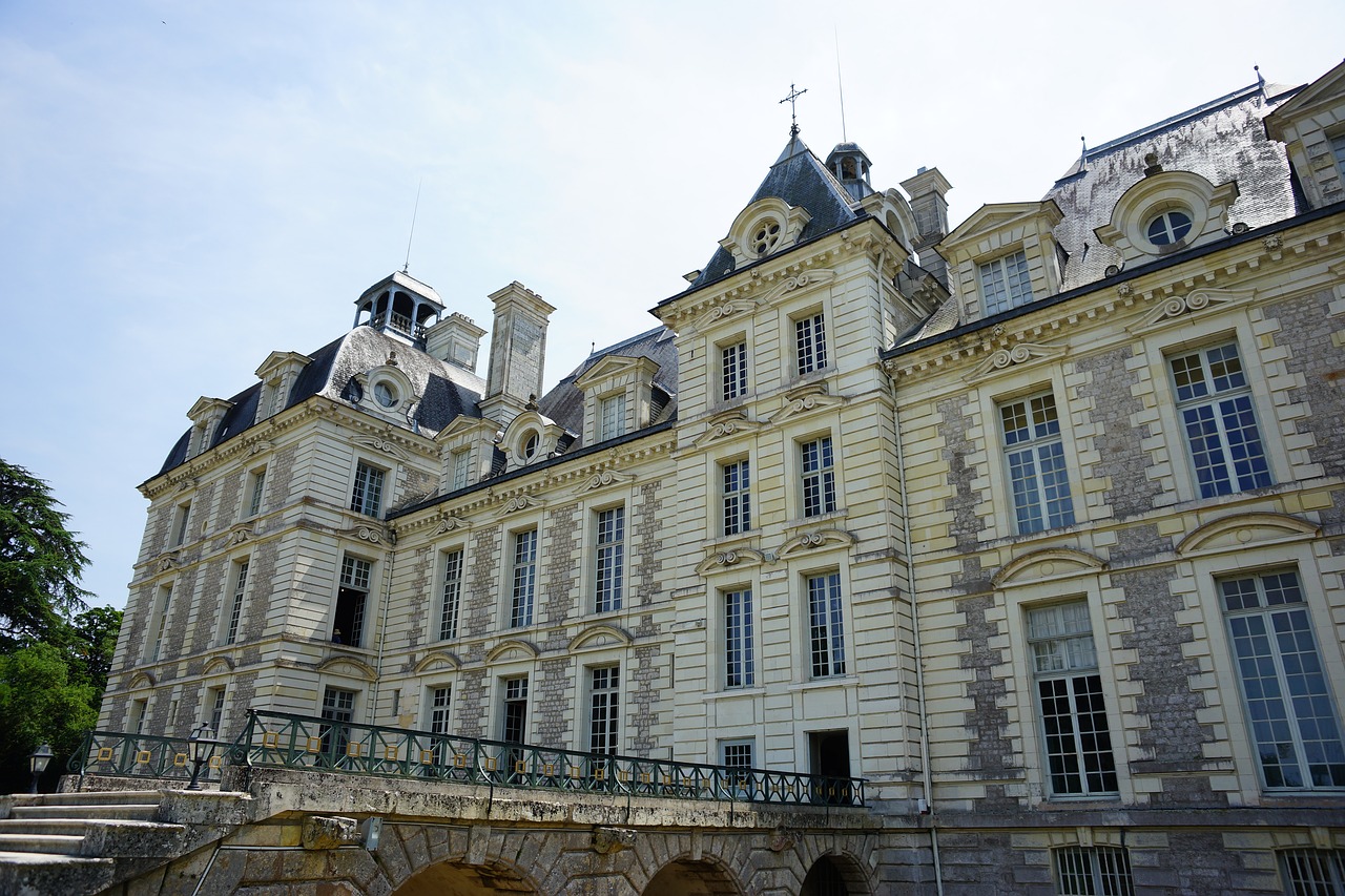 castle france sky free photo