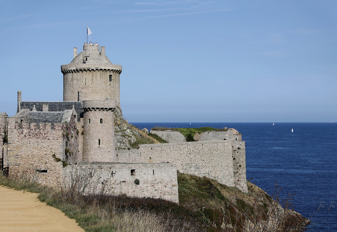 castle ocean atlantic free photo