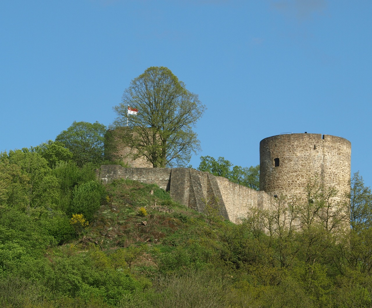 castle stad blankenberg bergisches land free photo