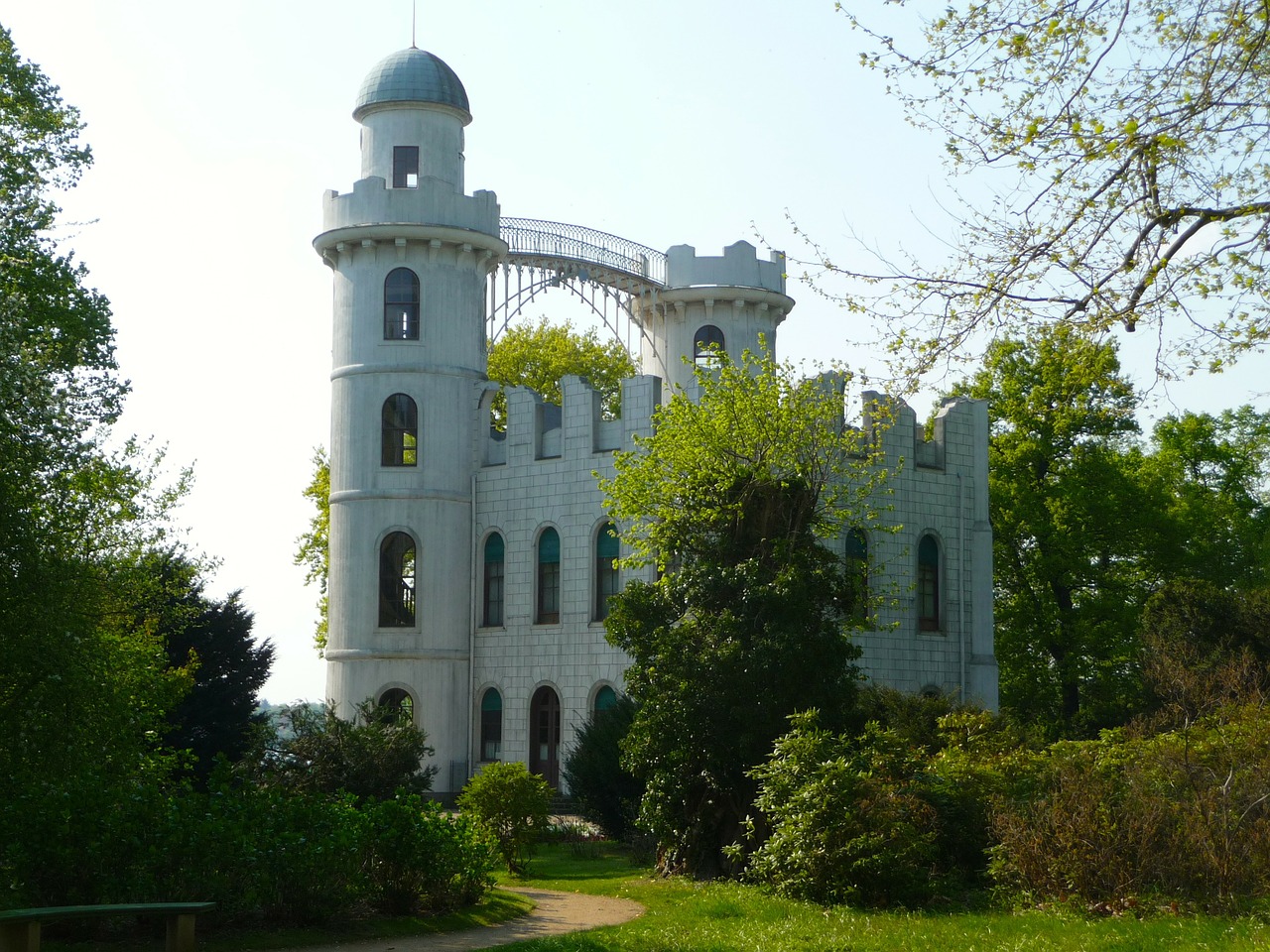 castle peacock island berlin free photo