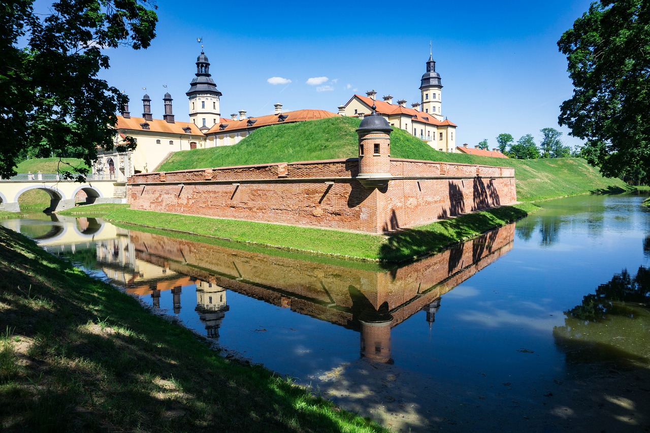 castle  belarus  shults free photo