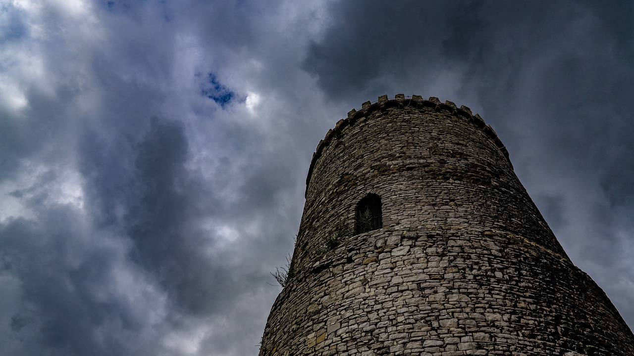 castle  tower  sky free photo