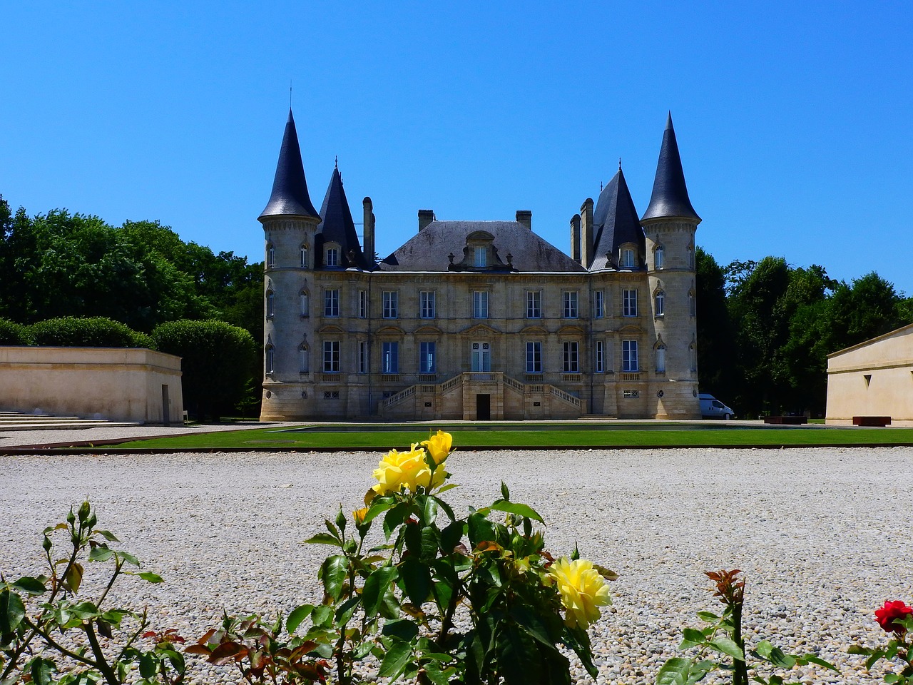 castle  france  wine free photo