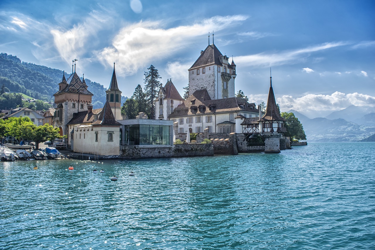 castle  oberhofen  switzerland free photo