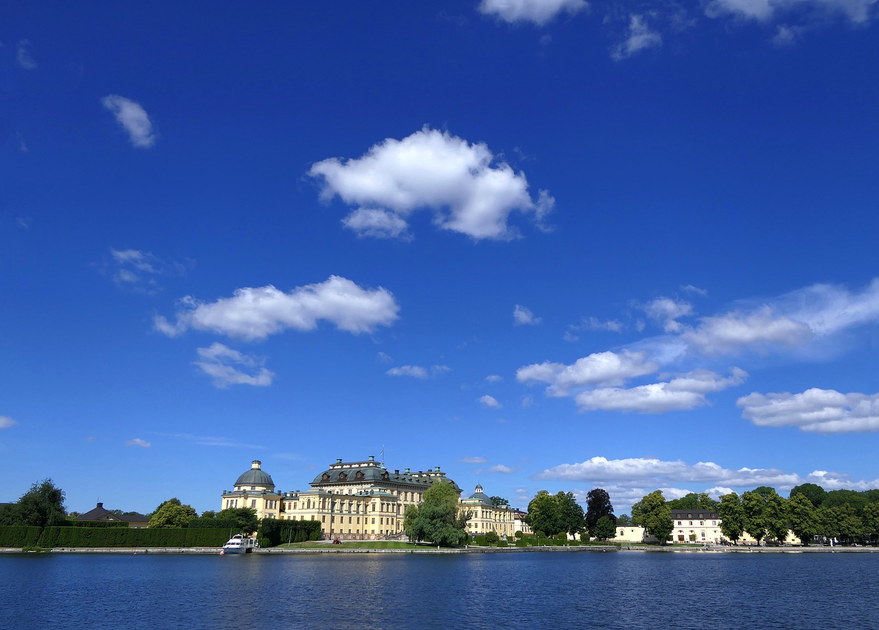 castle  drottningholm  summer residence free photo