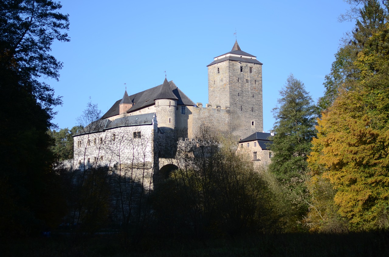 castle  autumn  strength free photo