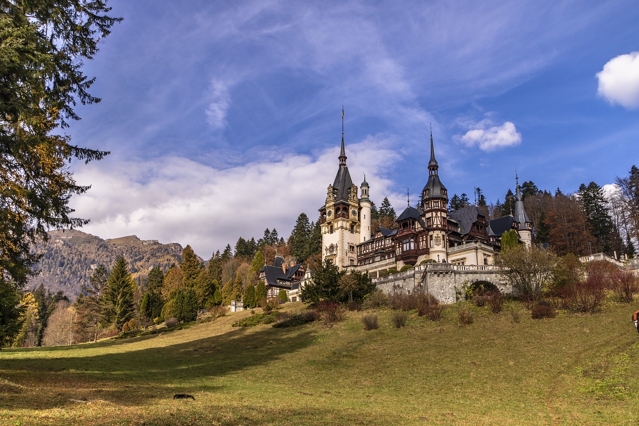 castle  peles  romania free photo