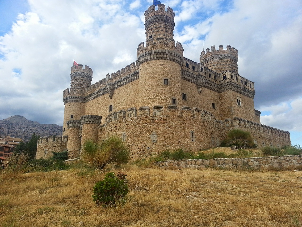 castle manzanares madrid free photo