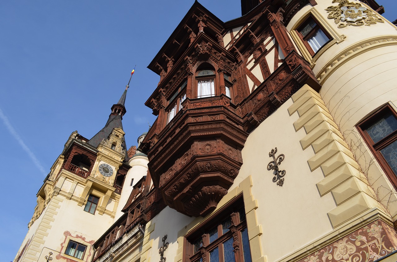 castle  peles  sinaia free photo