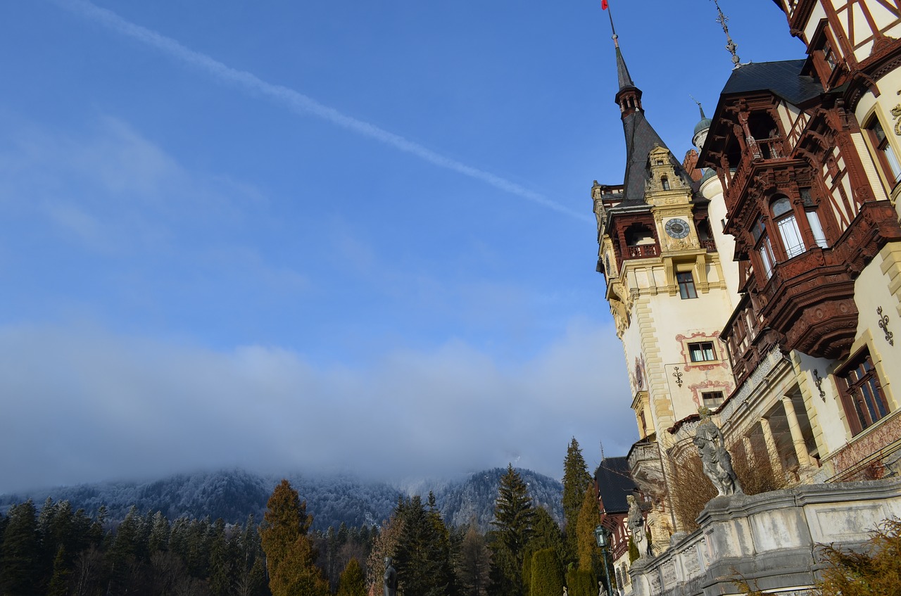 castle  peles  sinaia free photo