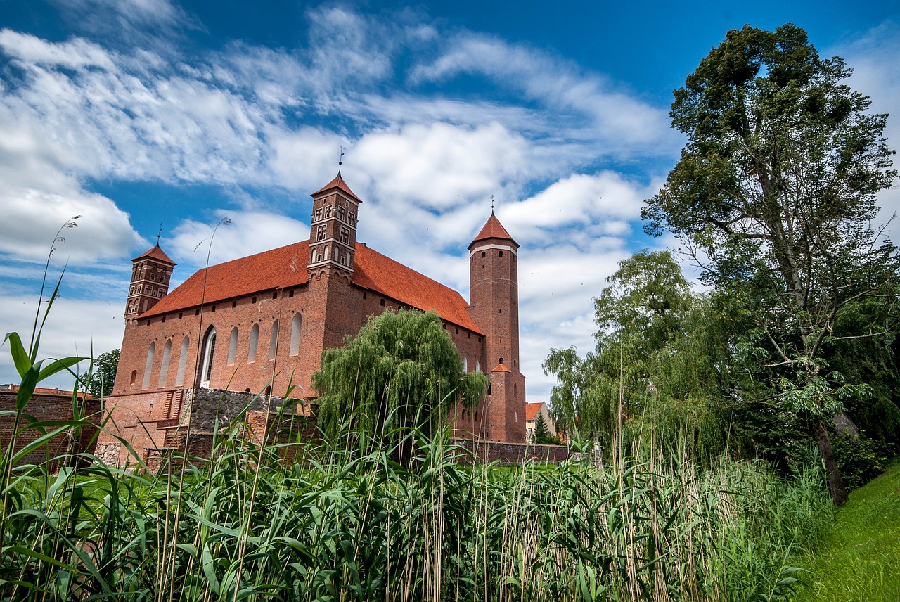 castle  clouds  sky free photo