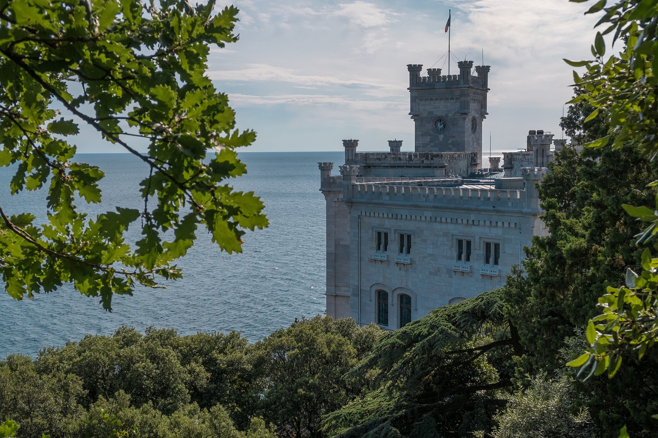 castle  italy  trieste free photo