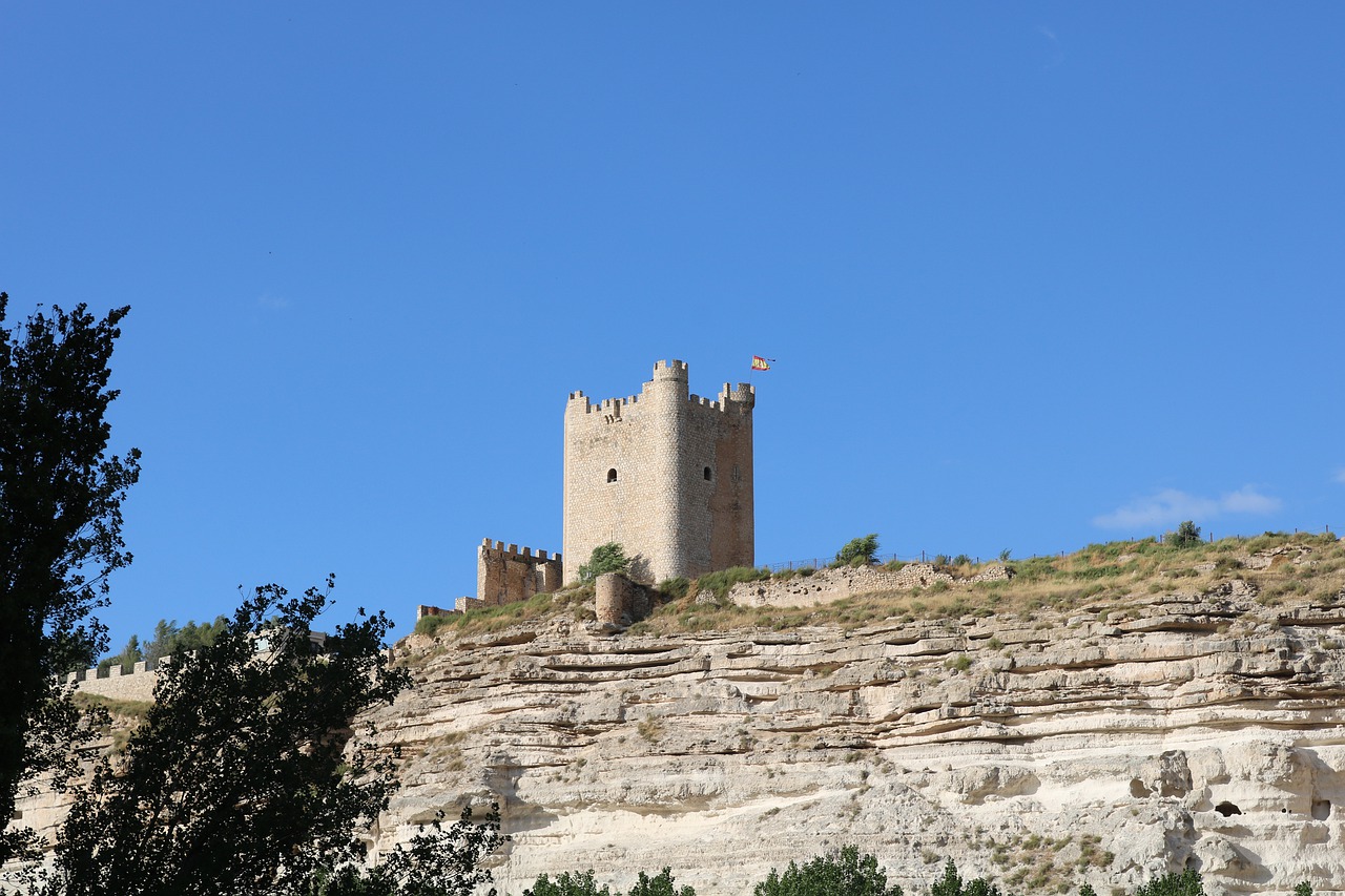 castle  alcalá de júcar  spain free photo