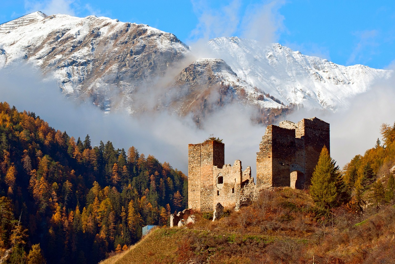 castle nature sky free photo