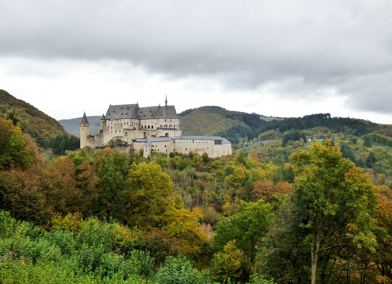 castle vianden luxembourg free photo