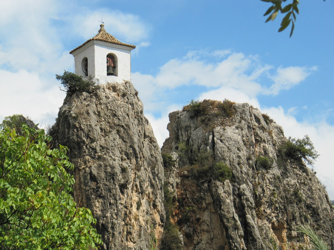 castle guadalest spain free photo