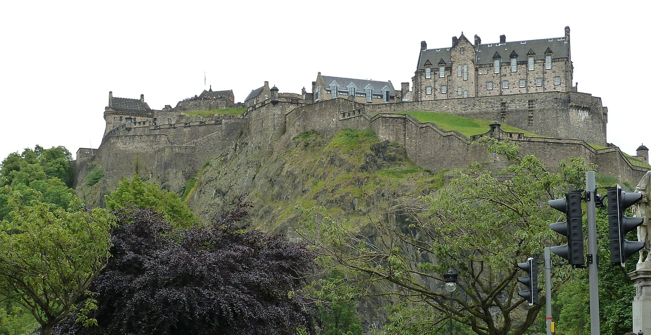 castle travel scotland free photo