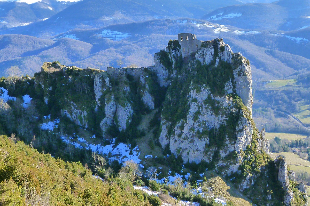 castle ruin cathar free photo