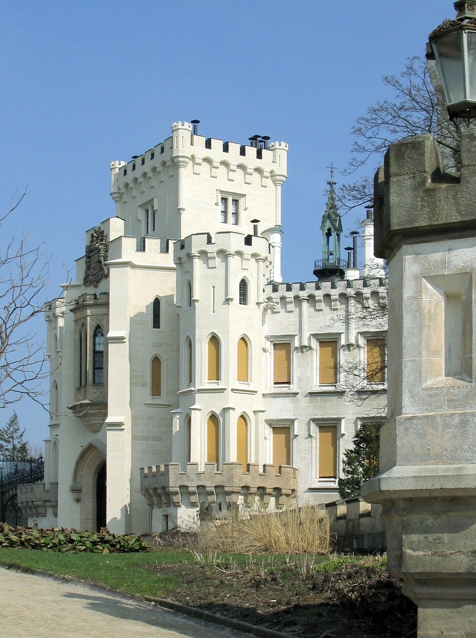 castle historically white free photo