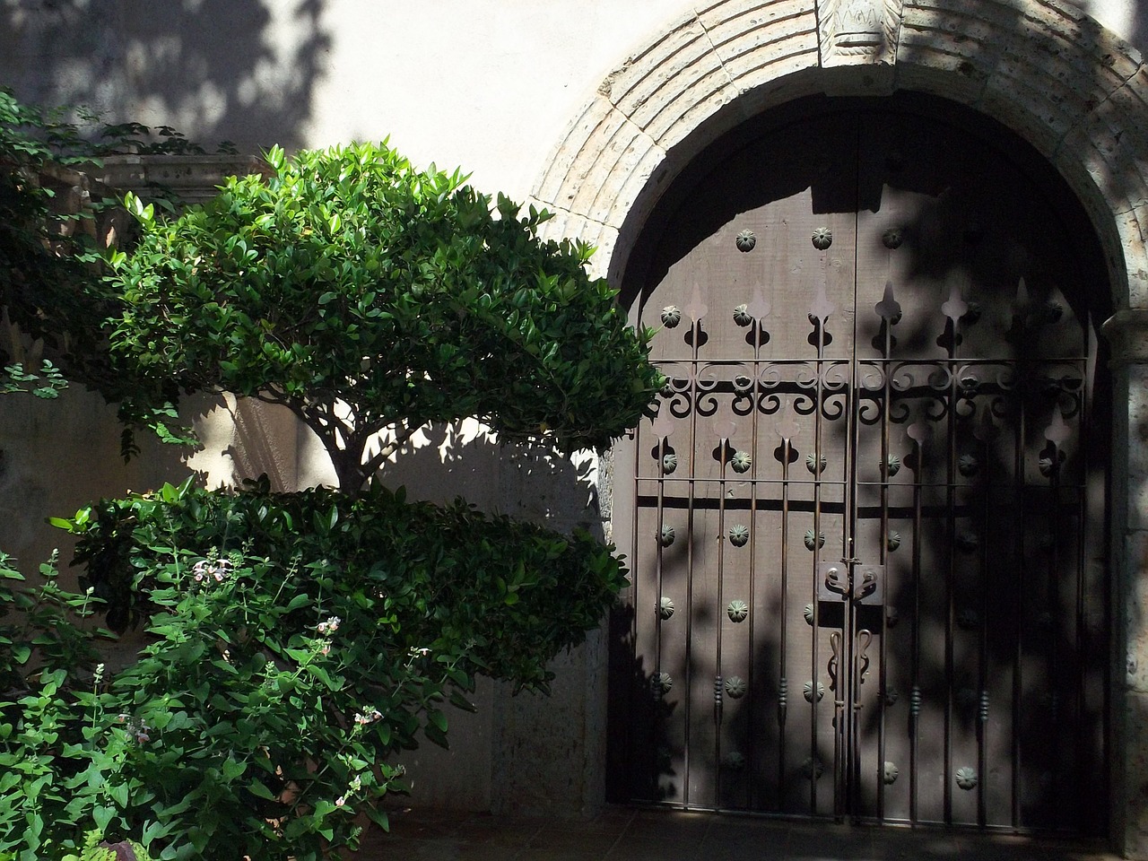 castle door architecture free photo