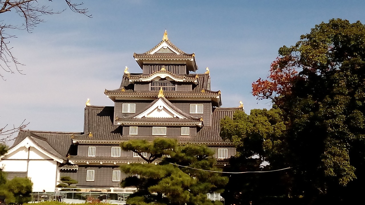 castle japan okayama free photo