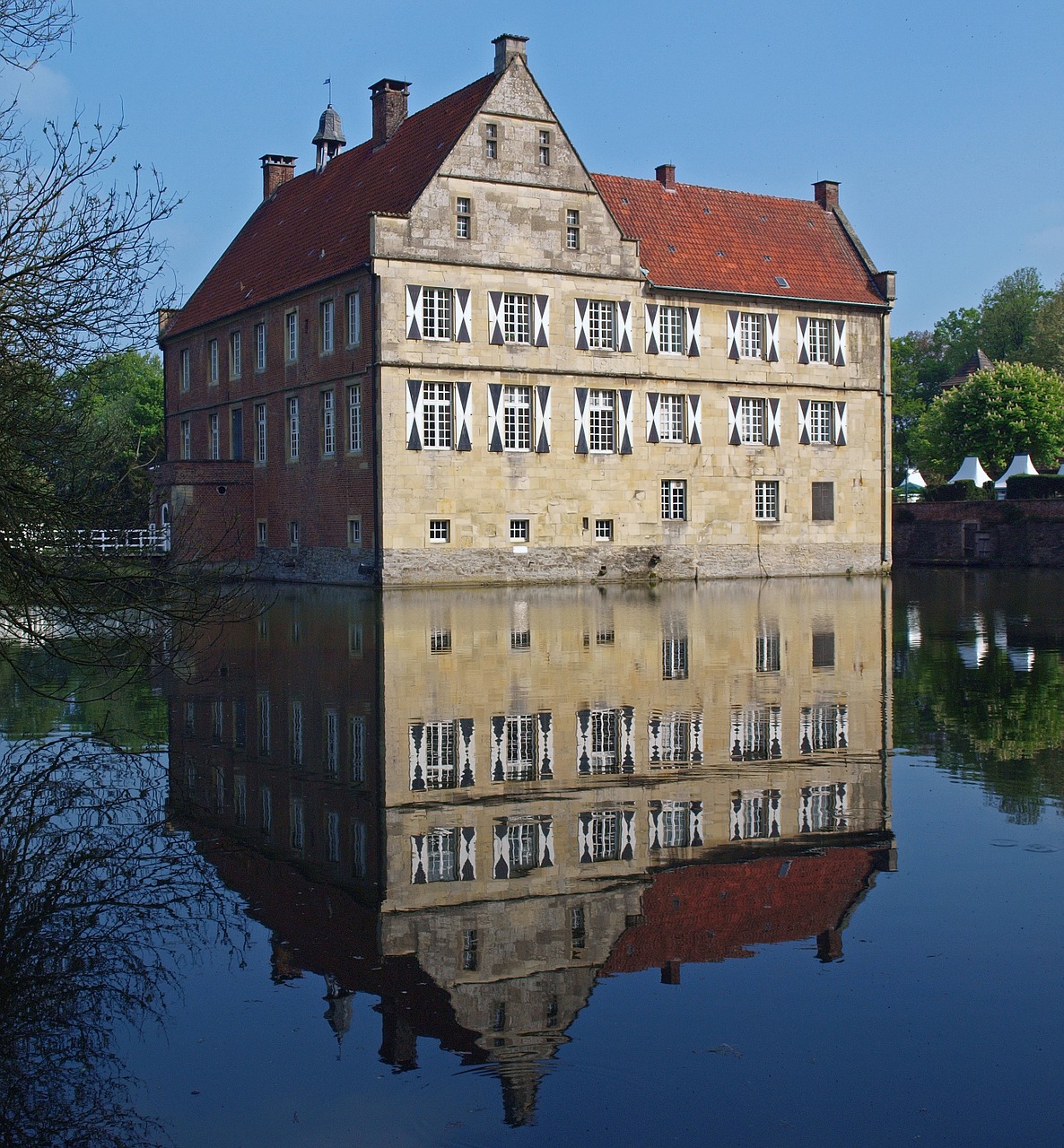 castle münsterland burg hülshoff free photo