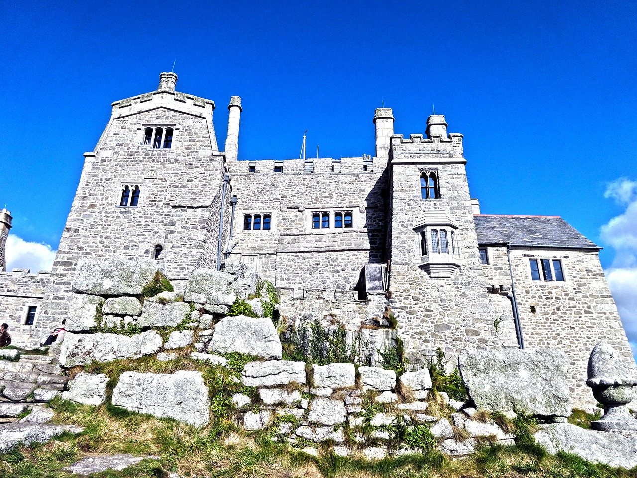 castle fortress cornwall free photo
