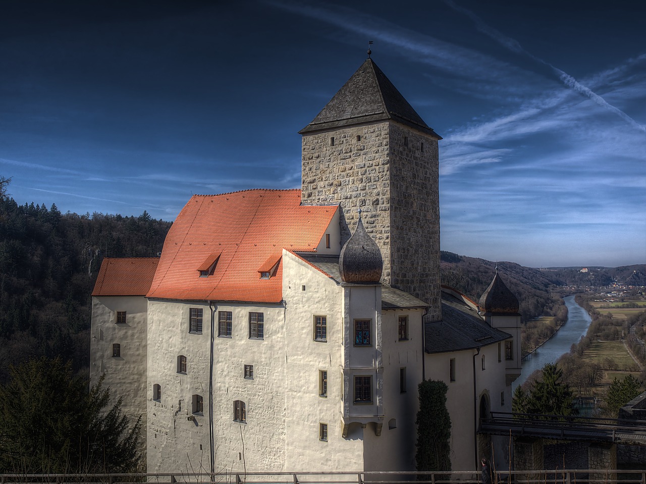 castle sky building free photo