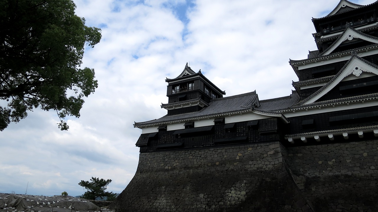 castle japan architecture free photo