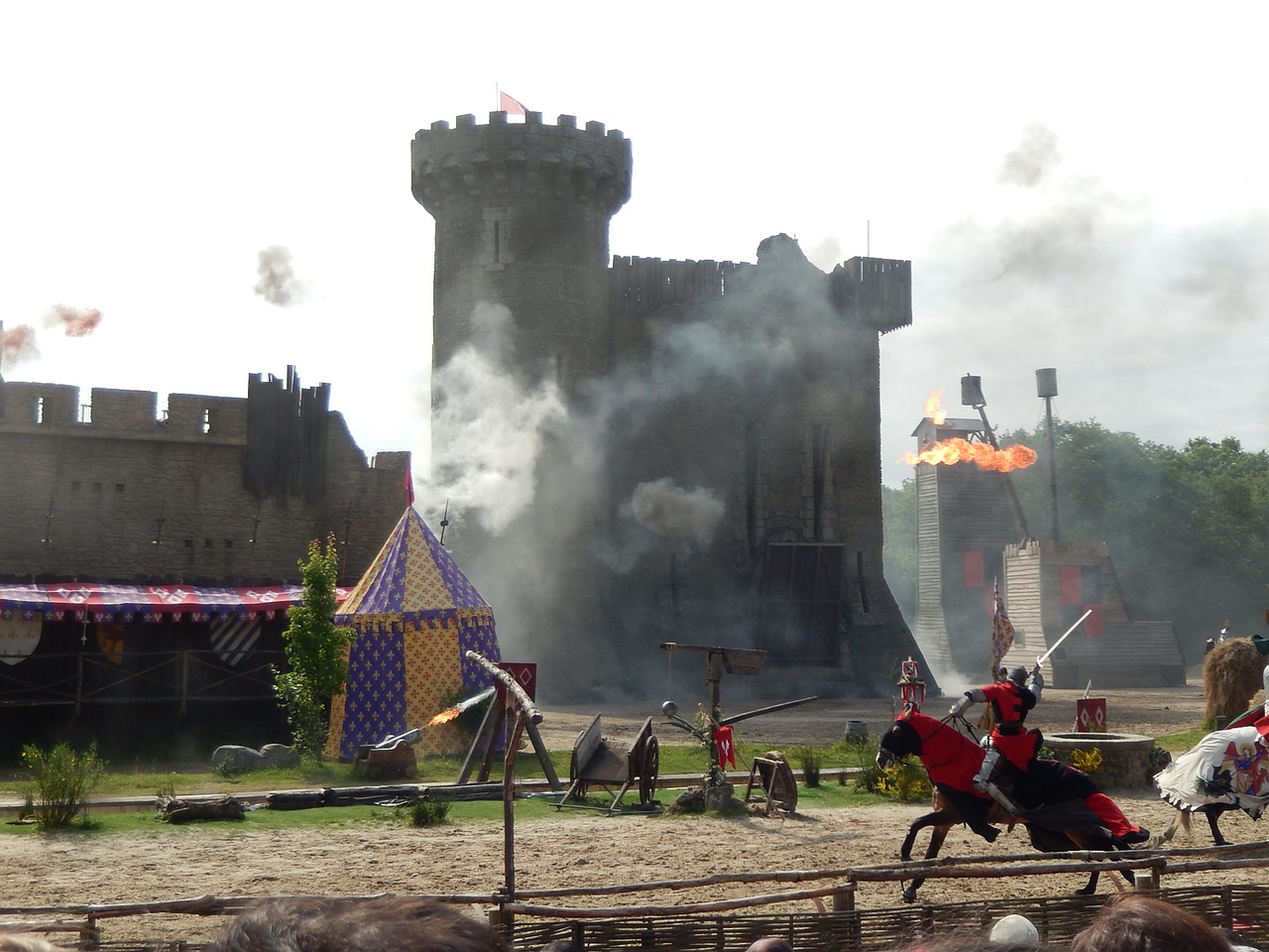 castle battle middle ages free photo