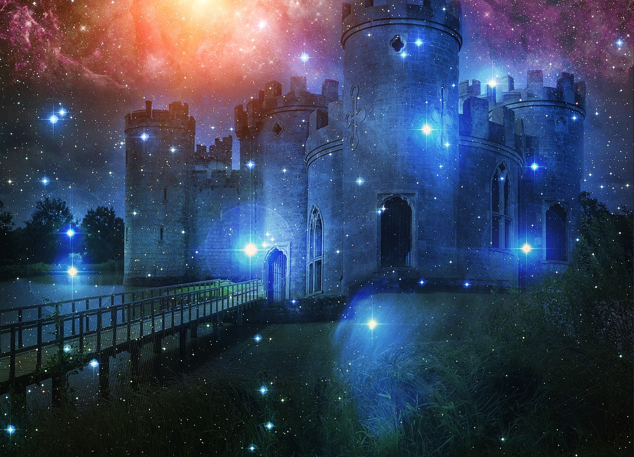 castle star fantasy free photo