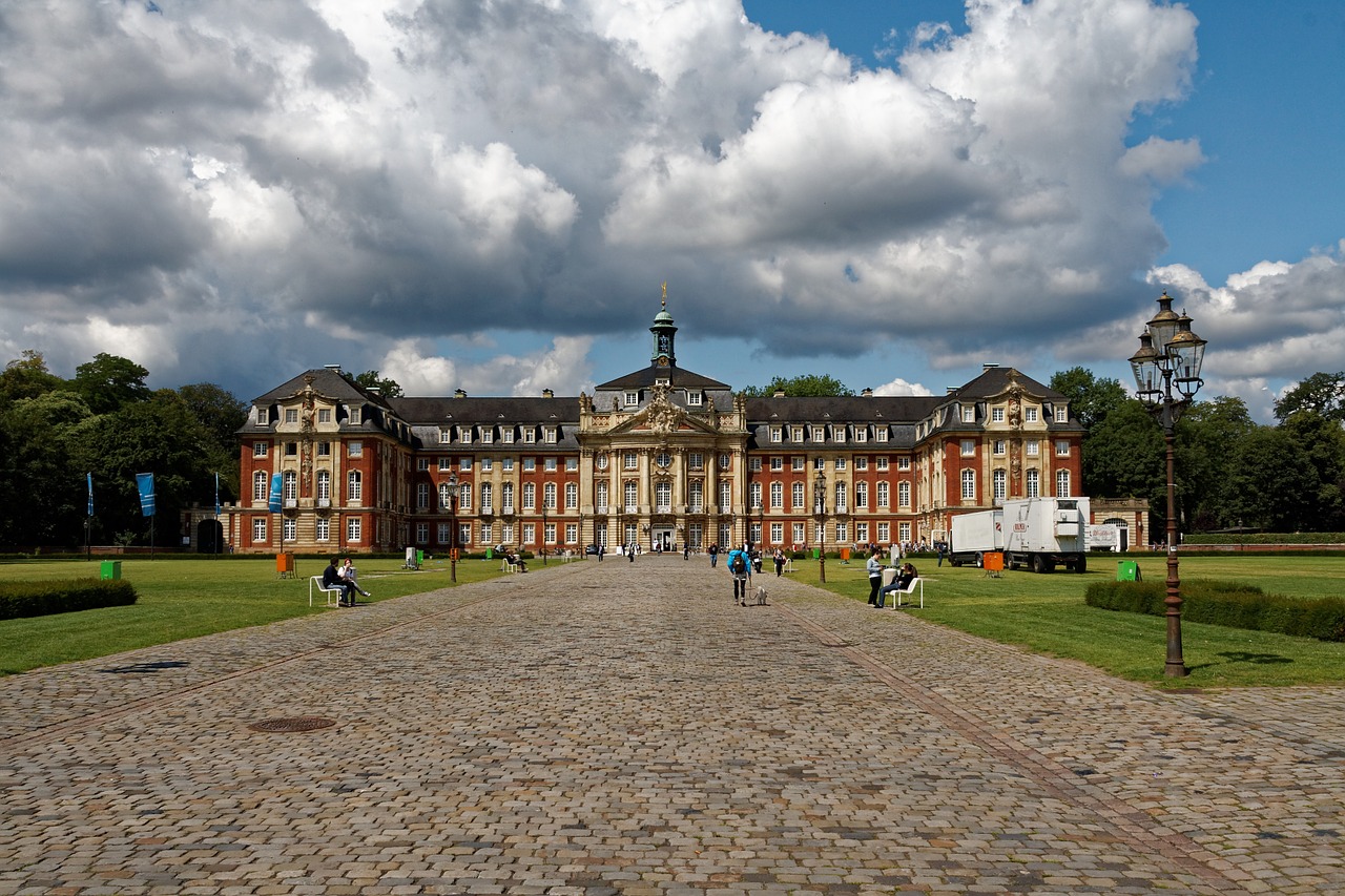 castle münster building free photo