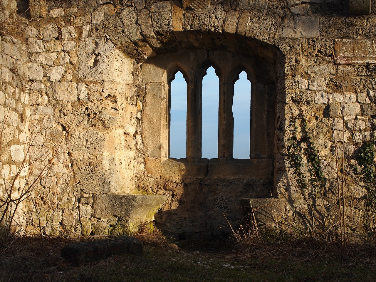 castle window middle ages free photo