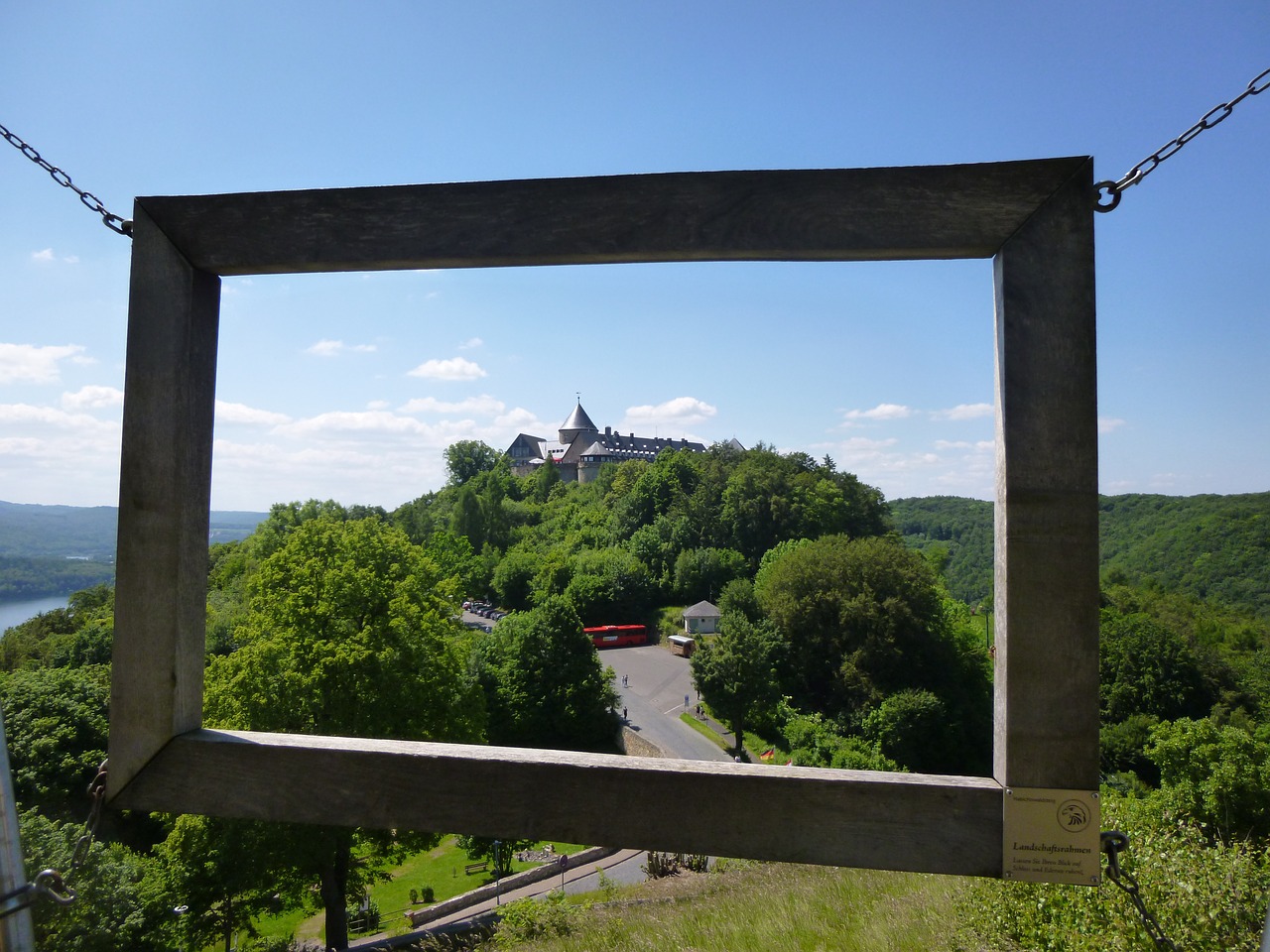 castle schloss waldeck edersee free photo