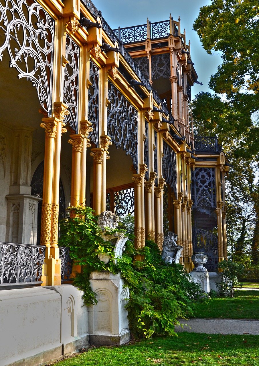 castle garden architecture free photo