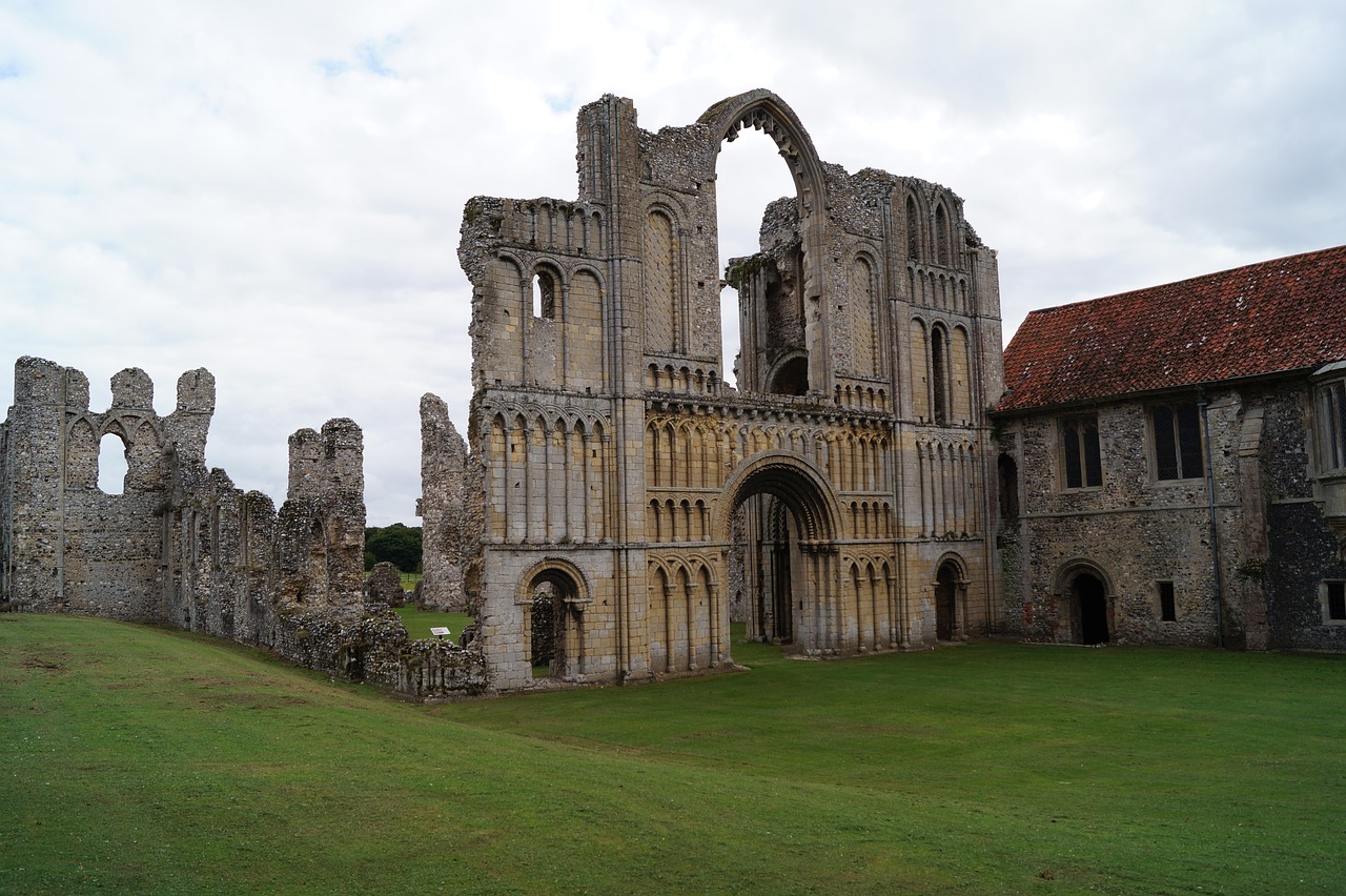 castle acre priory church abbey free photo