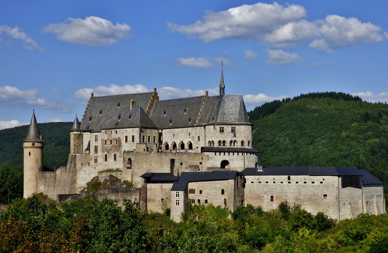 castle bourscheid  vianden  luxembourg free photo