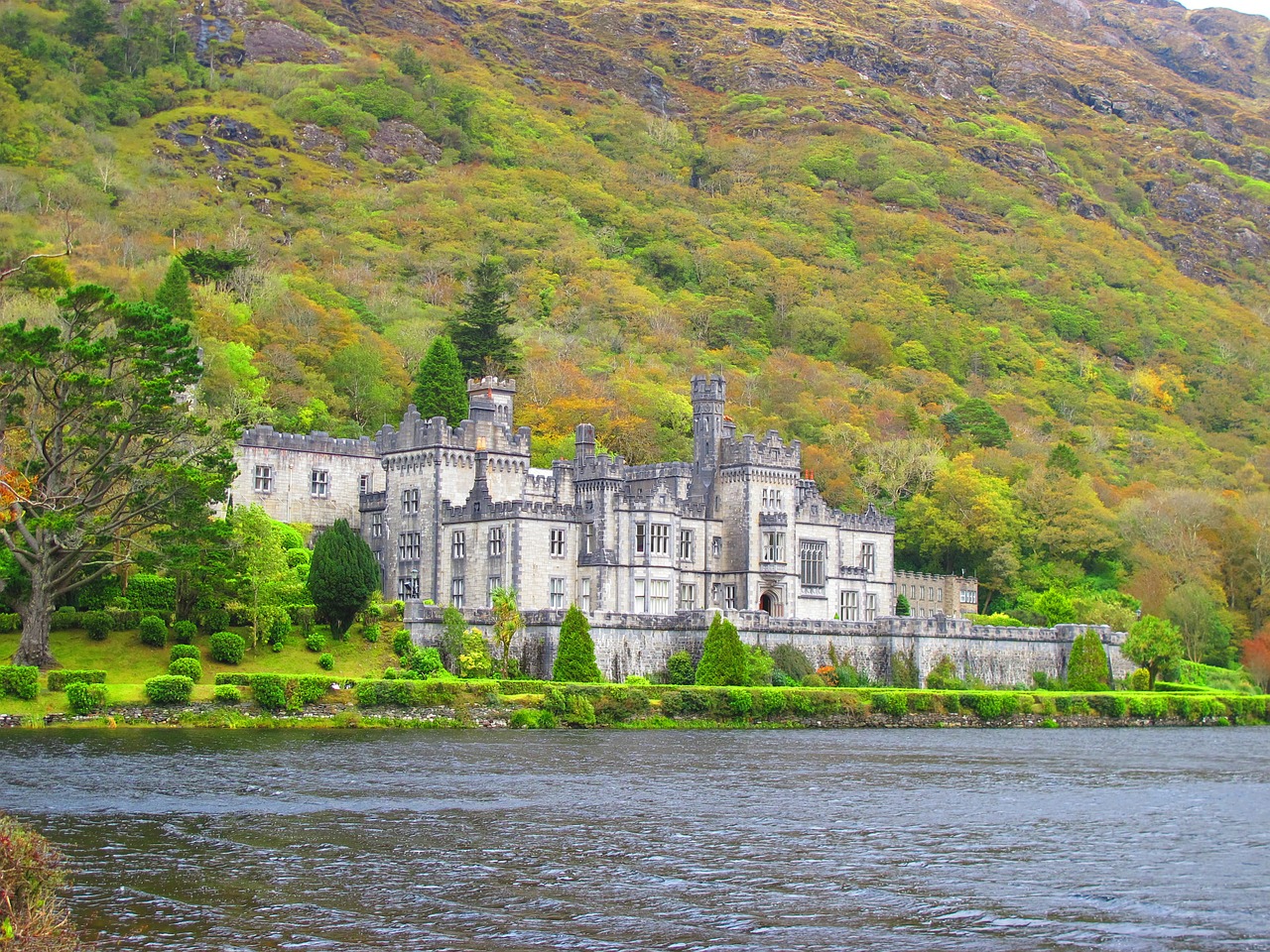 castle by the sea water ireland free photo