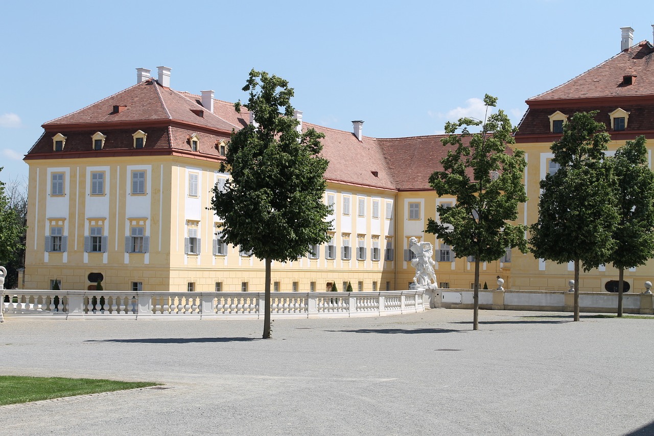 castle court marchfeld lower austria free photo