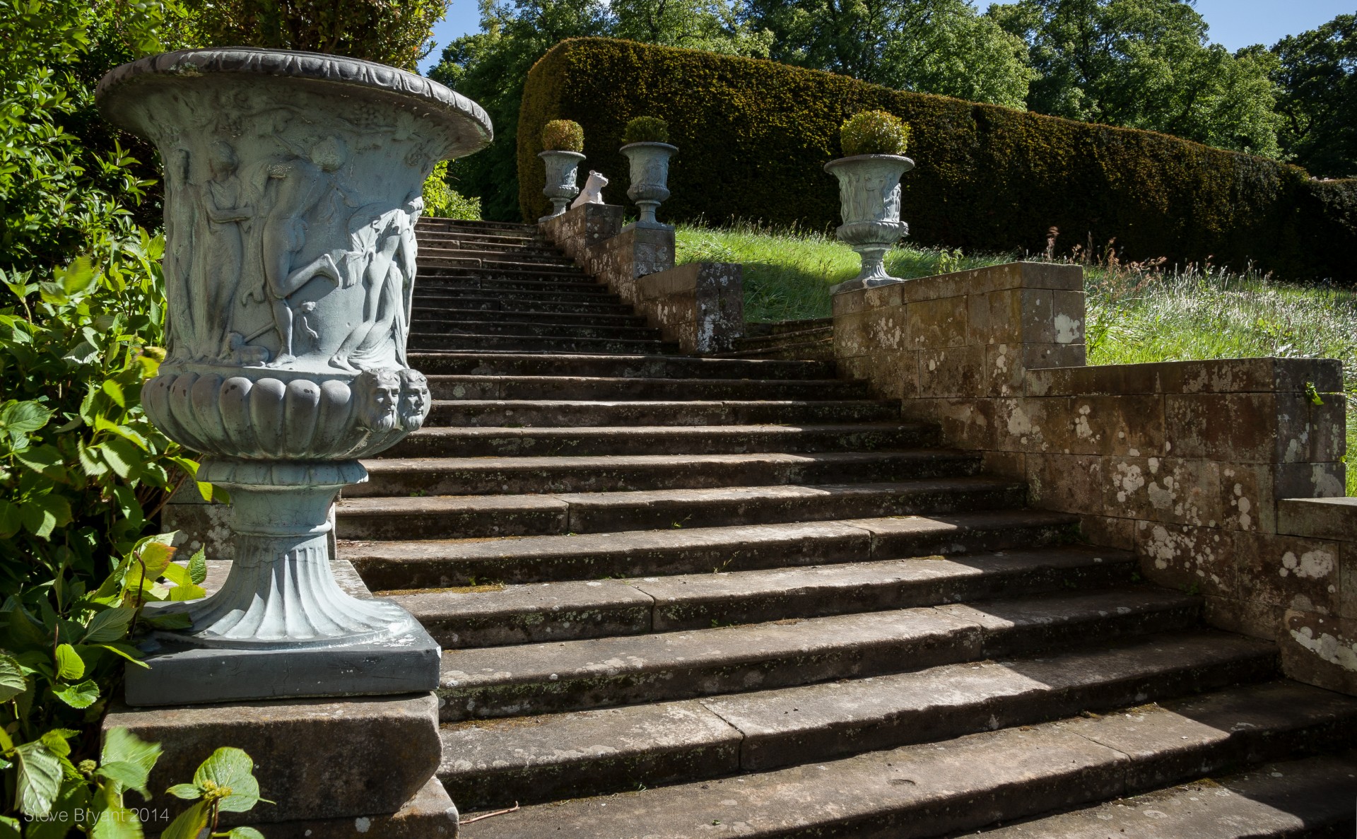 steps gardens castle free photo