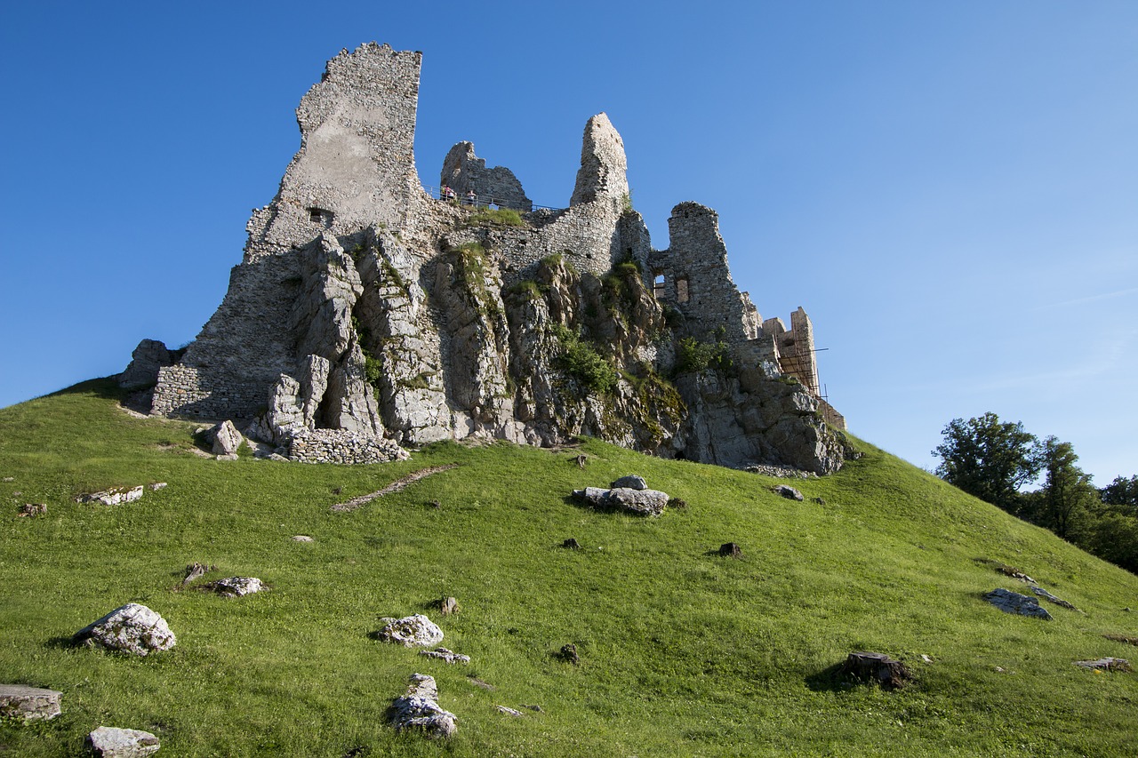castle hrusov  castle  ruins free photo