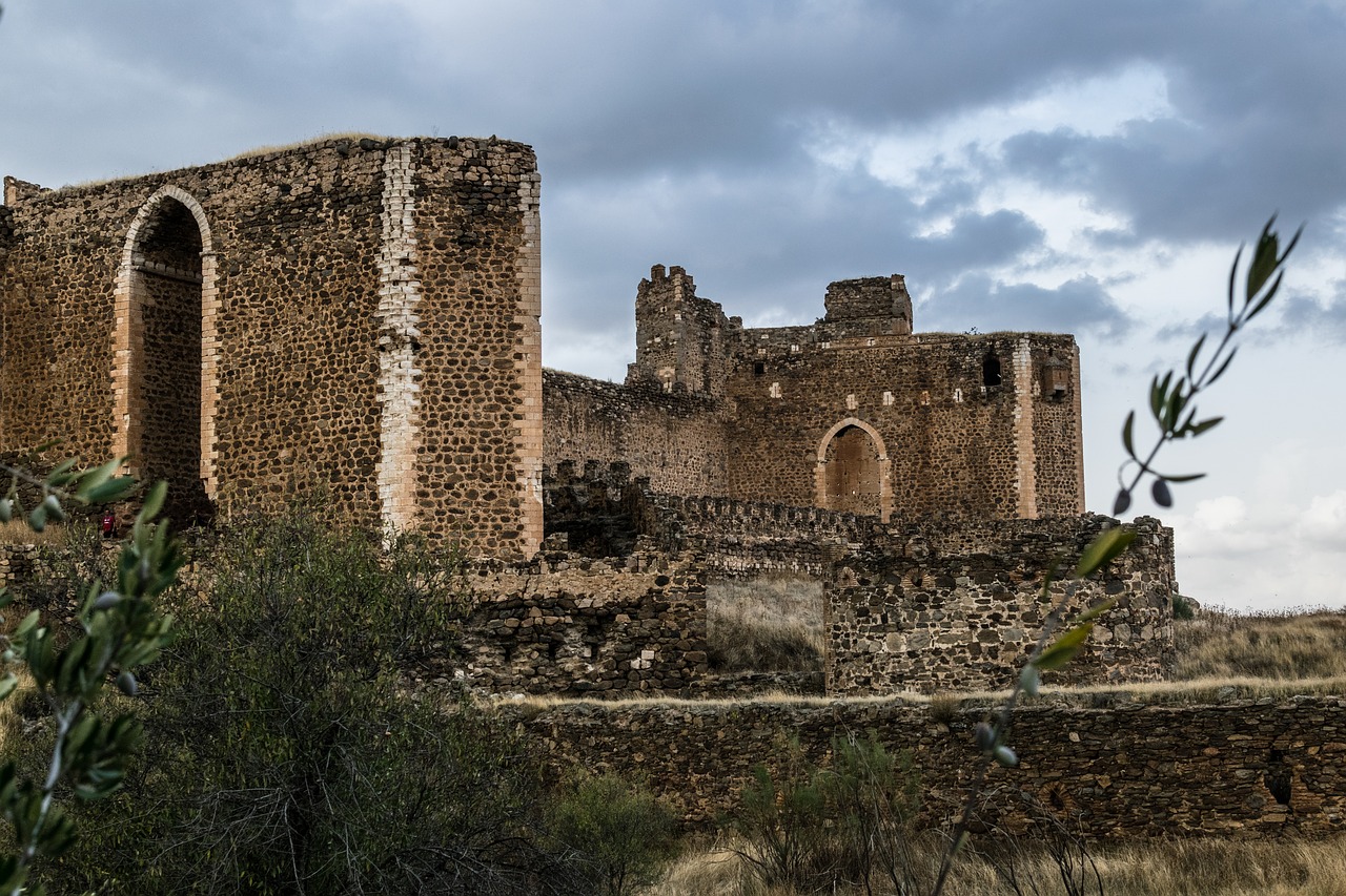 castle of montalban  templars  medieval free photo