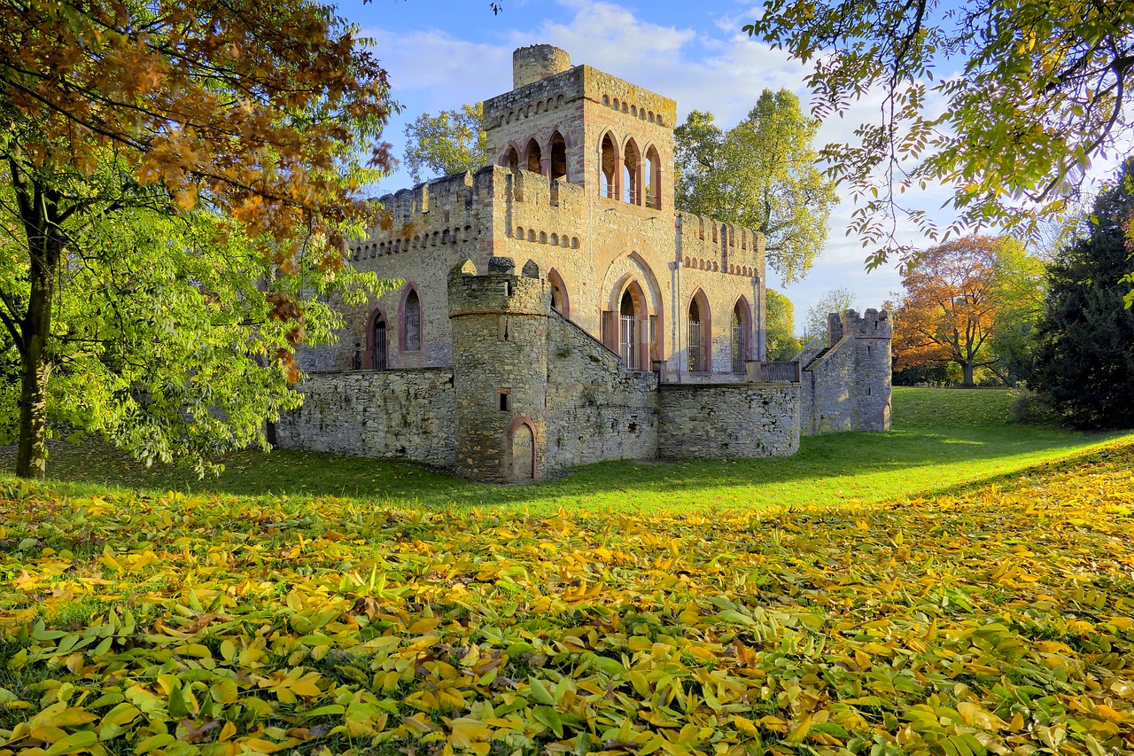 castle park wiesbaden biebrich free photo