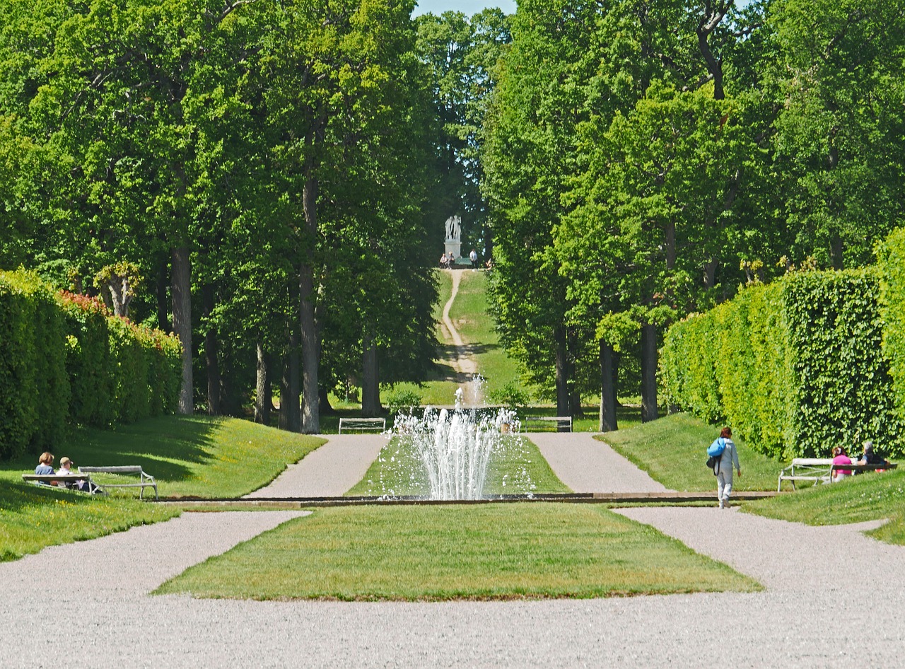 castle park  drottningholm  sweden free photo