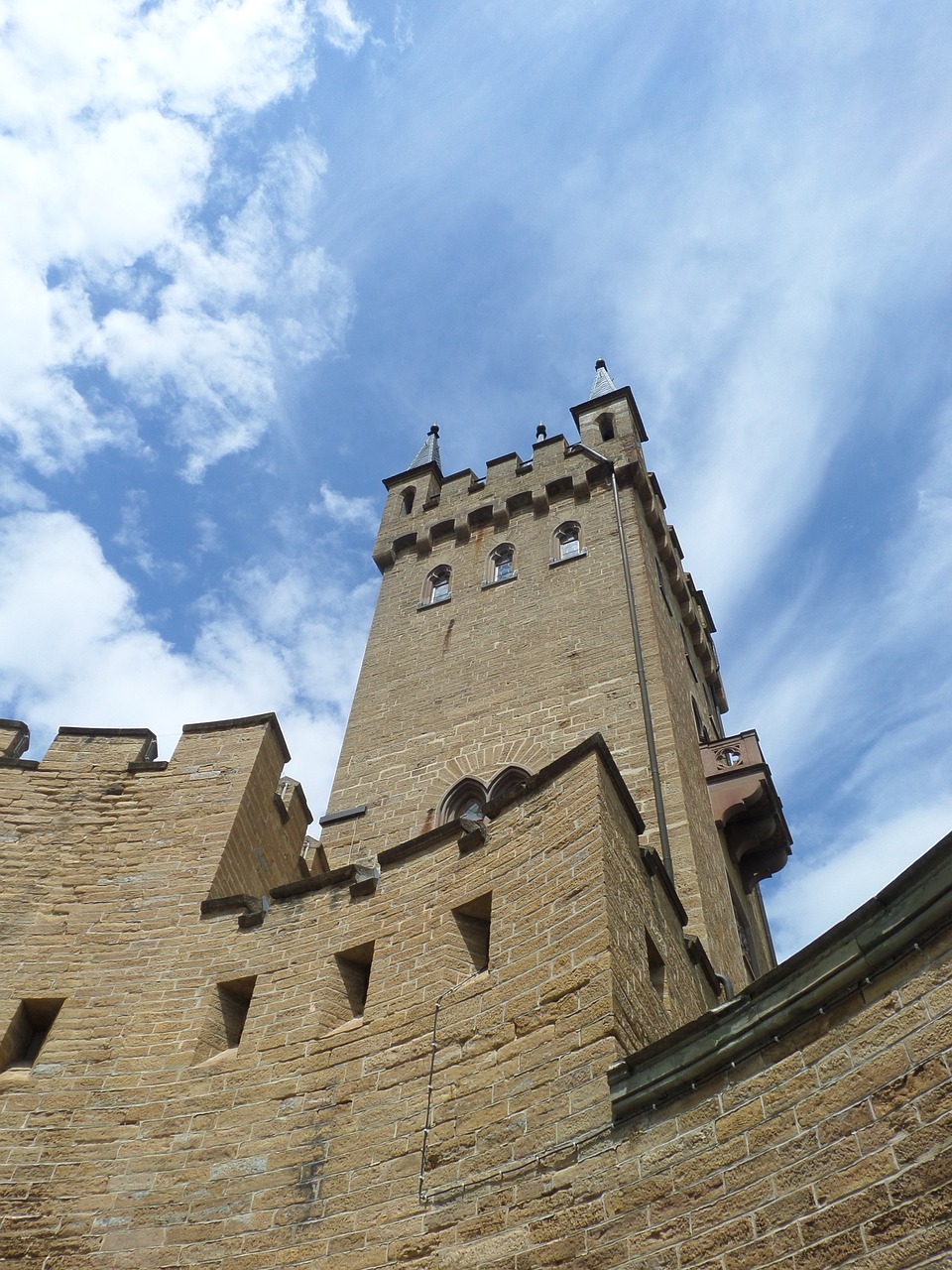 castle tower battlements fortress free photo
