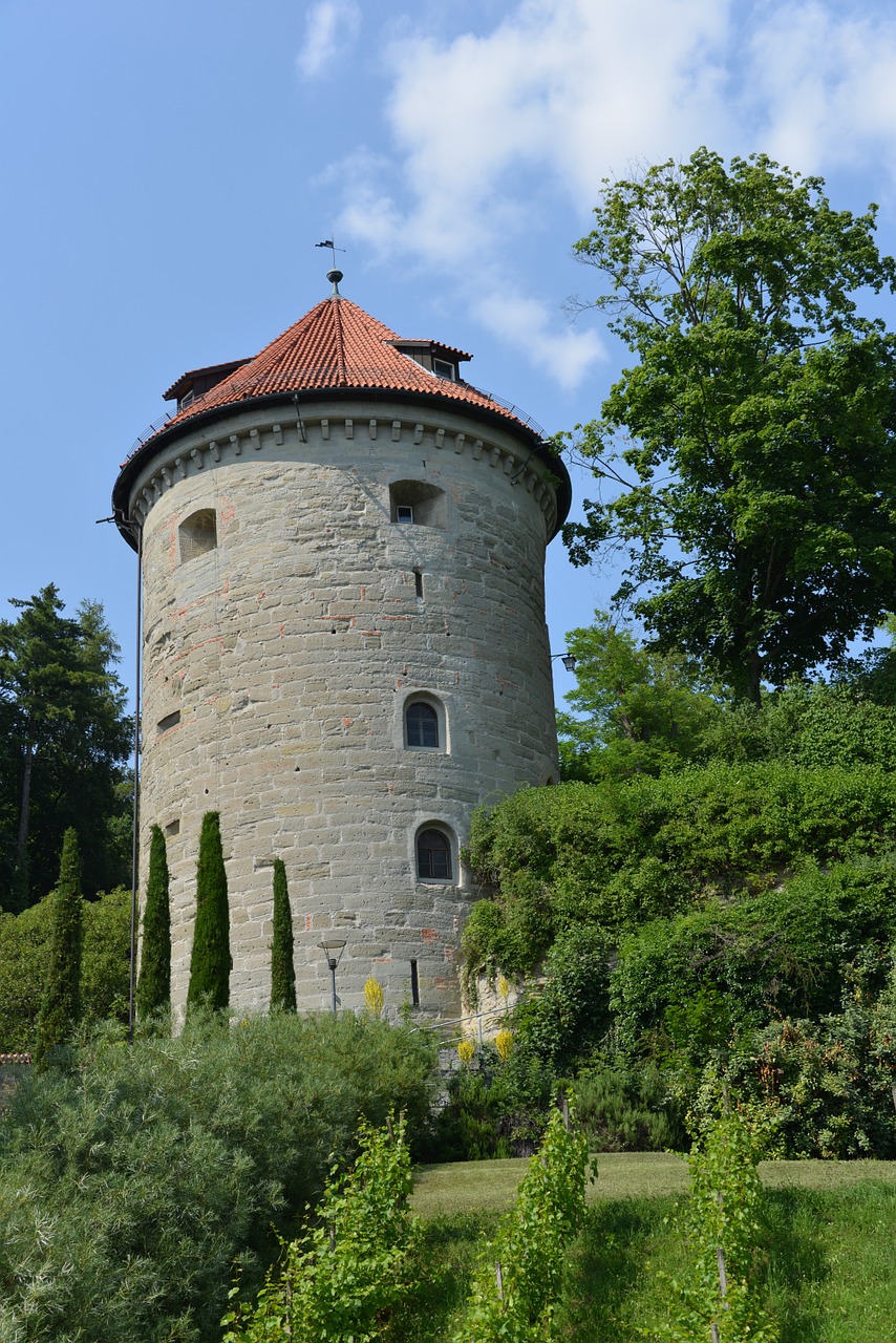 castle tower überlingen lake constance free photo
