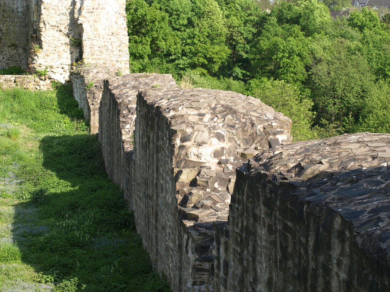 castle wall middle ages wall free photo